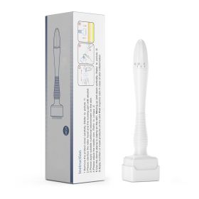 Micro needles Derm a Roller - Microneedling Stamp 0.25 mm, Micro Needle Skin Care Tool for Men and Women Home Use - White
