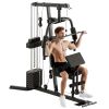 Soozier Home Gym System, Multi-function Workout Station with 100 Lbs Weight Stack, 100 Lbs Resistance for Full Body Workout Machine