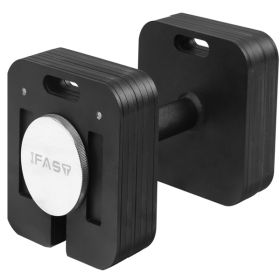 Adjustable Single Dumbbell Or Dumbbells Single Single 80LB Square Dumbbell 9 in 1 Free Weights for Multi-weight Options Quick-Lock Adjustable