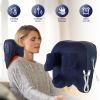 Shiatsu Neck & Shoulder Massager - 4D Deep Kneading, Rechargeable & Portable, Adjustable Heating & Intensities withStorage Bag