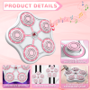 Five key boxing target-white body-white keys-pink light-pink