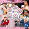 Five key boxing target-white body-white keys-pink light-pink