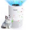 TENKER AP-6980 Air Purifier White US 1300 ft Large Rooms H 13 Heap 3-Stage Filtration 3 Speeds 3 Timer w/Light Air Cleaner Machine