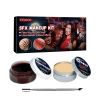 EELHOE SFX Makeup Kit, Makeup Props Scar Makeup Scary Atmosphere Party Makeup Set