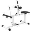 Adjustable Steel Seated Calf Raise Exercise Strength Training Gym Equipment, White