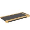 Soozier Walking Pad, Under Desk Treadmill with 17" x 43" Wide Belt, Remote Control, Bluetooth Speaker, Wheels and LED Display