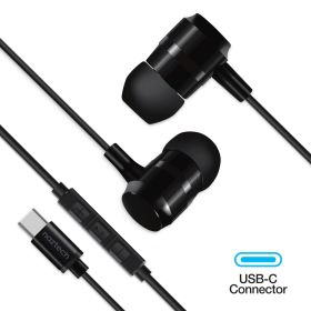Naztech USB-C Metal Earphones (High-Fidelity Digital Audio)