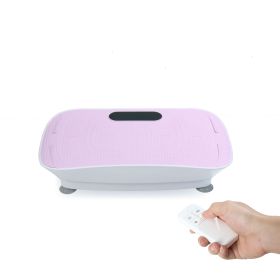 Crazy Fitness Massage Vibration Platform 10-Frequency Body Shaking Machine Weight Loss & Fat Burner For Unisex Pink