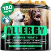 180 Dog Soft Chews Allergy Relief use Hemp oil, ACV and Turmeric for natural antihistamine effect & premium canine care