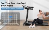Folding Treadmill Electric Running Machine 2.5 HP Motor 300 LBS Weight Capacity Walking Jogging Machine 3 Level Incline 12 Preset Programs