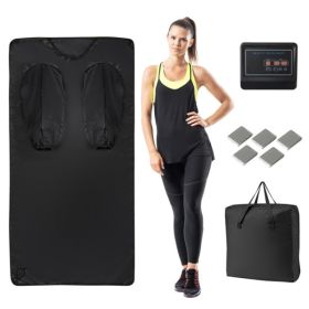 Infrared Sauna Blanket for Home Use – With Armholes, Wraps & Sauna Bag