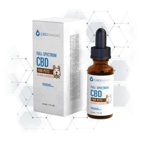 Cat CBD Full Spectrum Hemp Oil 1000mg - Salmon Flavor