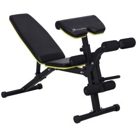 Adjustable Weight Bench, Sit Up Dumbbell Bench, Multi-Functional Purpose Hyper Extension Workout Bench with Adjustable Seat and Back Angle