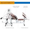 Multi-Position Adjustable Weight Bench with Leg Developer – Full-Body Strength System