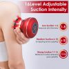 Cupping Therapy Massager With Red Light Heat Therapy 16Level Temperature Suction Cellulite Remover Massager Vacuum Therapy Machine Portable Cupping Sc