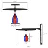 Soozier Wall Mounted Speed Bag Platform, Height Adjustable Punching Bag Training Kit