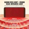 VEVOR Red Light Therapy Pad, 120 LED Light Therapy Pad, 660 NM & 850 NM Dual Wavelengths Light Therapy for Back Shoulder Neck Pain Relief