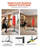 Heavy Duty Punching Bag Frame Boxing Fitness Stand Steel Adjustable Height