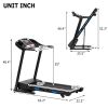 Treadmills for Home, Electric Treadmill with Automatic Incline, Foldable 3.5 HP Workout Walking Running Machine