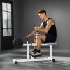 Soozier Adjustable Steel Seated Calf Raise Exercise Strength Training Gym Equipment, Purple