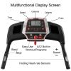 Folding Treadmill for Home Gym - 3.5 HP Portable Folding with Incline electric Treadmill for Running Walking Jogging Exercise with 12 Preset Programs