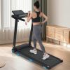 Foldable Treadmill with Incline – 3.0 HP Quiet Home Treadmill, 300 lb Capacity