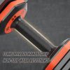 55 LB 5 in 1 Single Adjustable Dumb bell Free  Weight Adjust with Anti-Slip Metal Handle, Ideal for Home Gym Workouts