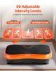 Vibration Plate Exercise Machine Whole Body Shaker Fitness Platform Orange VEVOR