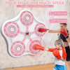 Five key boxing target-white body-white keys-pink light-pink