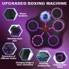 Five key boxing target-black body-black keys-purple light-black. UPGRADED BOXING MACHINE