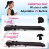 NEW Folding Walking Pad Under Desk Treadmill for Home Office 2.5 HP Walking Treadmill With Incline 0.5-7.5 MPH 300 LBS Capacity