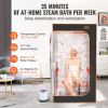 VEVOR Portable Steam Sauna Tent Full Size 1200 W Personal Sauna Blanket W/ Chair