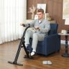 Soozier Seated Pedal Exerciser, Foldable Leg Exercise Bike with LCD Monitor for Rehabilitation Recovery Therapy