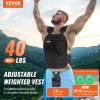 VEVOR 40 lb Adjustable Weighted Vest for Men Women Strength Training Running