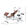 Multi-Position Adjustable Weight Bench with Leg Developer – Full-Body Strength System