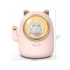 Cool Mist Humidifier Little-Bitty Kitty is a Pink Miniature Cat 5.2 inches tall. Tiny Cat is  & perfect for nursery, kids room, home, office, & car.