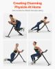 Core Abdominal Trainer Workout Machine:  Adjustable Compact Equipment for Home Gym