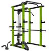 160 lb Home Gym Power Cage Set – Complete Strength Training System with Bench, Barbell & Plates