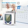 Blood Pressure Monitor Wrist Cuff Digital Blood Pressure Heart rate monitor with 60 Reading Memory