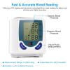 Blood Pressure Monitor Wrist Cuff Digital Blood Pressure Heart rate monitor with 60 Reading Memory