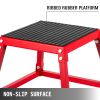 VEVOR Plyometric Platform Box Fitness Exercise Jump Box Step Plyometric Box Jump for Exercise Fit Training (12/18/24/Red) (18 inch)