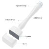 Micro needles Derm a Roller - Microneedling Stamp 0.25 mm, Micro Needle Skin Care Tool for Men and Women Home Use - White