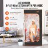 VEVOR Portable Steam Sauna Tent – Full Size 1600 W Personal Sauna with 4 L Steam Pot & Chair