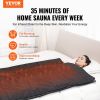 VEVOR Sauna Blanket for Detoxification, Portable Far Infrared Sauna for Home Relaxation, 1–6 Level Adjustable Temperature Range 95–185°F