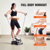 Hydraulic Mini Stair Stepper with Resistance Bands