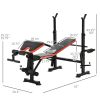 6-in-1 Adjustable Weight Bench – Bench Press Rack, Leg Extension, Preacher Curl & Butterfly Trainer