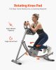 VEVOR AB Workout Machine, Ab Workout Equipment at Home Gym, Core & Abdominal Trainers, 440 lbs Weight Capacity Strength Training Ab Cruncher