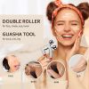 Gua Sha Massage Tool: Stainless Steel Roller Ball Scraper!