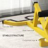 Soozier Roman Chair Back Extension Machine, Hyper-extension Bench with Dip Bars,Height Adjustable Multi-Functional for Back, Core