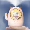 Cool Mist Humidifier Little-Bitty Kitty is a Pink Miniature Cat 5.2 inches tall. Tiny Cat is  & perfect for nursery, kids room, home, office, & car.